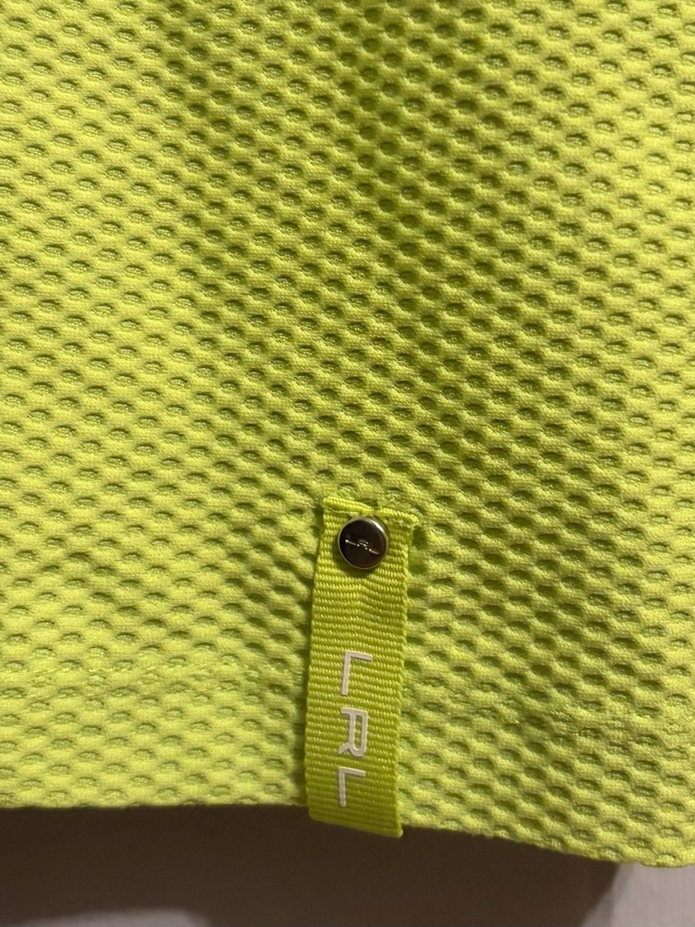 Lauren Ralph Lauren Neon Green Quarter-Zip Top- Women's - Picture 2 of 5